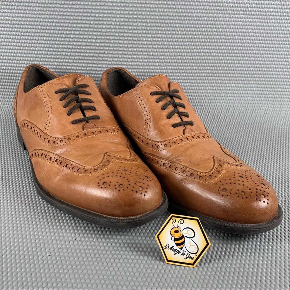 Cole Haan C25805 Dustin Wing Oxford British Tan Leather Men’s 8.5